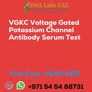 VGKC Voltage Gated Potassium Channel Antibody Serum Test sale cost 1640 AED