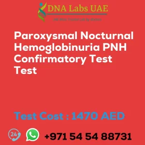 Paroxysmal Nocturnal Hemoglobinuria PNH Confirmatory Test Test sale cost 1470 AED