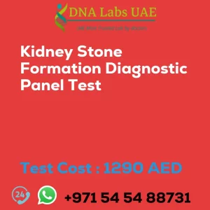 Kidney Stone Formation Diagnostic Panel Test sale cost 1290 AED