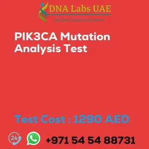 PIK3CA Mutation Analysis Test sale cost 1290 AED