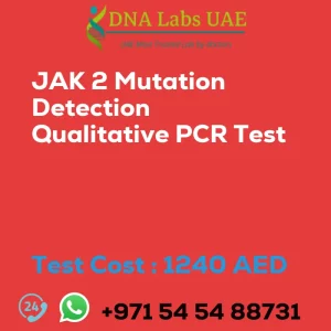 JAK 2 Mutation Detection Qualitative PCR Test sale cost 1240 AED