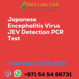 Japanese Encephalitis Virus JEV Detection PCR Test sale cost 1170 AED