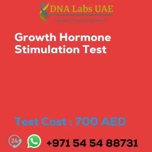Growth Hormone Stimulation Test sale cost 700 AED
