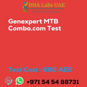 Genexpert MTB Combo.com Test sale cost 690 AED