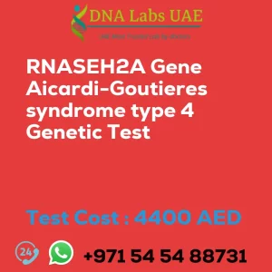 RNASEH2A Gene Aicardi-Goutieres syndrome type 4 Genetic Test sale cost 4400 AED