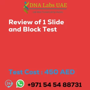 Review of 1 Slide and Block Test sale cost 450 AED