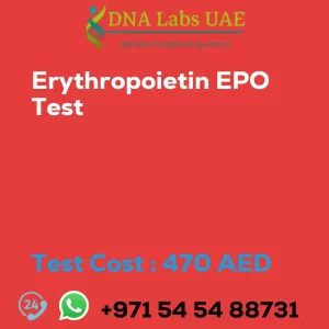 Erythropoietin EPO Test sale cost 470 AED