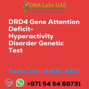 DRD4 Gene Attention Deficit-Hyperactivity Disorder Genetic Test sale cost 4400 AED