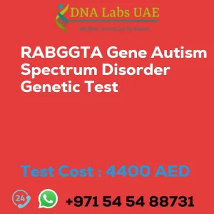 RABGGTA Gene Autism Spectrum Disorder Genetic Test sale cost 4400 AED