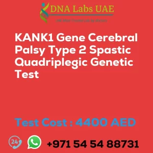 KANK1 Gene Cerebral Palsy Type 2 Spastic Quadriplegic Genetic Test sale cost 4400 AED