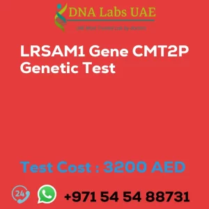 LRSAM1 Gene CMT2P Genetic Test sale cost 3200 AED