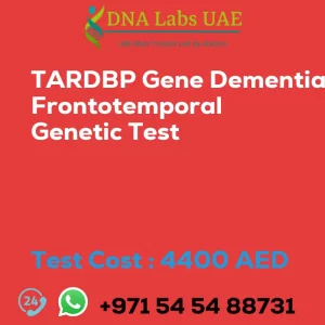 TARDBP Gene Dementia Frontotemporal Genetic Test sale cost 4400 AED