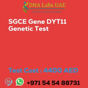 SGCE Gene DYT11 Genetic Test sale cost 4400 AED