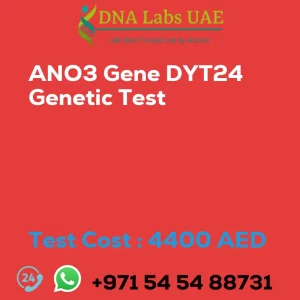 ANO3 Gene DYT24 Genetic Test sale cost 4400 AED