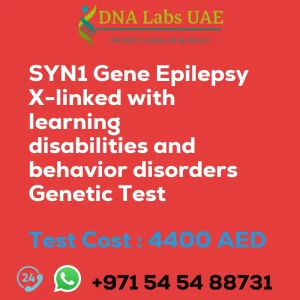 SYN1 Gene Epilepsy X-linked with learning disabilities and behavior disorders Genetic Test sale cost 4400 AED