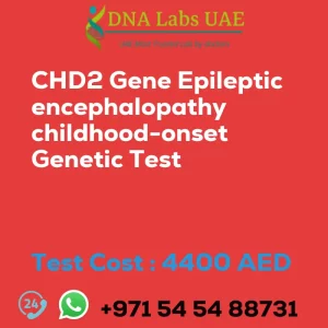 CHD2 Gene Epileptic encephalopathy childhood-onset Genetic Test sale cost 4400 AED