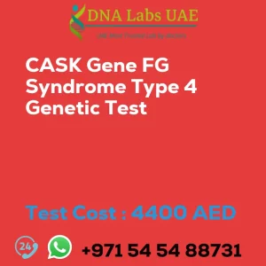 CASK Gene FG Syndrome Type 4 Genetic Test sale cost 4400 AED