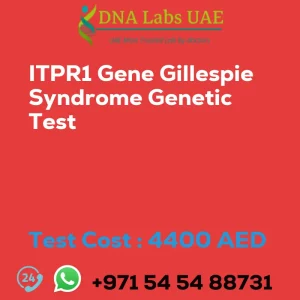 ITPR1 Gene Gillespie Syndrome Genetic Test sale cost 4400 AED