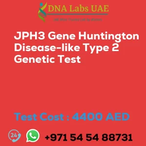 JPH3 Gene Huntington Disease-like Type 2 Genetic Test sale cost 4400 AED