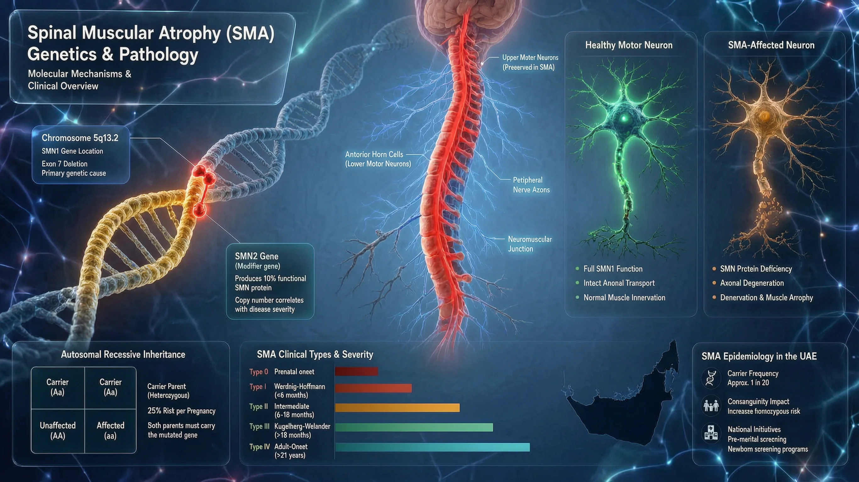 Spinal Muscular Atrophy in the UAE: SMA Genetics, Carrier Screening & Gene Therapy Costs
