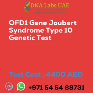 OFD1 Gene Joubert Syndrome Type 10 Genetic Test sale cost 4400 AED
