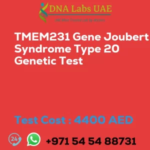 TMEM231 Gene Joubert Syndrome Type 20 Genetic Test sale cost 4400 AED