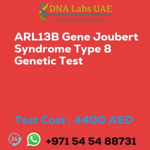 ARL13B Gene Joubert Syndrome Type 8 Genetic Test sale cost 4400 AED