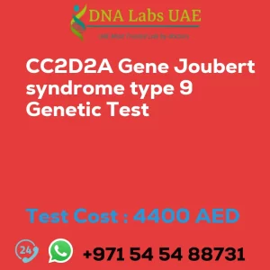 CC2D2A Gene Joubert syndrome type 9 Genetic Test sale cost 4400 AED