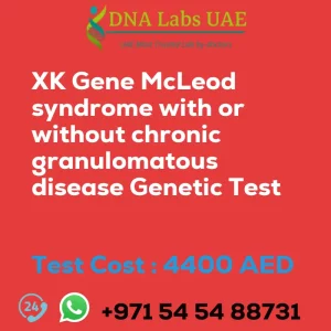 XK Gene McLeod syndrome with or without chronic granulomatous disease Genetic Test sale cost 4400 AED