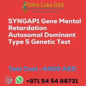 SYNGAP1 Gene Mental Retardation Autosomal Dominant Type 5 Genetic Test sale cost 4400 AED