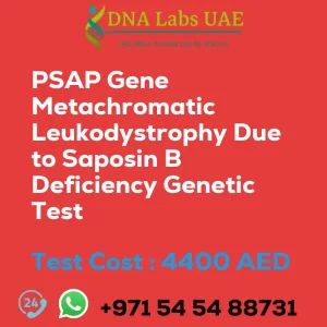 PSAP Gene Metachromatic Leukodystrophy Due to Saposin B Deficiency Genetic Test sale cost 4400 AED