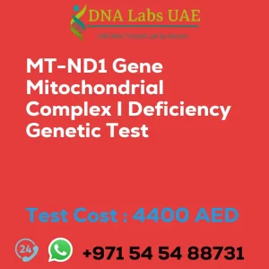 MT-ND1 Gene Mitochondrial Complex I Deficiency Genetic Test sale cost 4400 AED