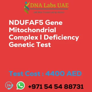 NDUFAF5 Gene Mitochondrial Complex I Deficiency Genetic Test sale cost 4400 AED