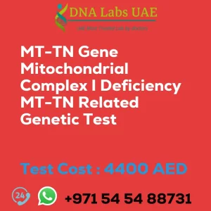 MT-TN Gene Mitochondrial Complex I Deficiency MT-TN Related Genetic Test sale cost 4400 AED