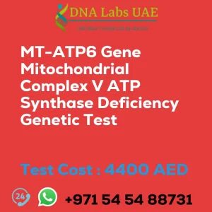 MT-ATP6 Gene Mitochondrial Complex V ATP Synthase Deficiency Genetic Test sale cost 4400 AED