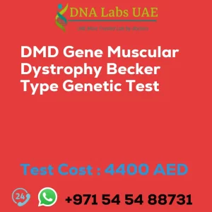 DMD Gene Muscular Dystrophy Becker Type Genetic Test sale cost 4400 AED