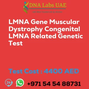 LMNA Gene Muscular Dystrophy Congenital LMNA Related Genetic Test sale cost 4400 AED