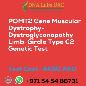 POMT2 Gene Muscular Dystrophy-Dystroglycanopathy Limb-Girdle Type C2 Genetic Test sale cost 4400 AED