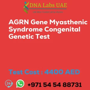 AGRN Gene Myasthenic Syndrome Congenital Genetic Test sale cost 4400 AED