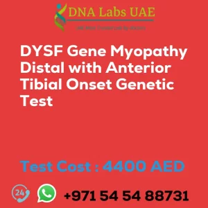 DYSF Gene Myopathy Distal with Anterior Tibial Onset Genetic Test sale cost 4400 AED