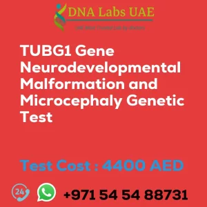 TUBG1 Gene Neurodevelopmental Malformation and Microcephaly Genetic Test sale cost 4400 AED