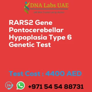 RARS2 Gene Pontocerebellar Hypoplasia Type 6 Genetic Test sale cost 4400 AED