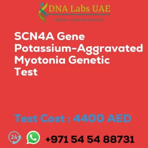 SCN4A Gene Potassium-Aggravated Myotonia Genetic Test sale cost 4400 AED
