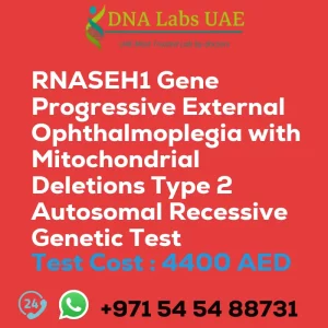 RNASEH1 Gene Progressive External Ophthalmoplegia with Mitochondrial Deletions Type 2 Autosomal Recessive Genetic Test sale cost 4400 AED