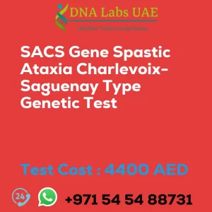 SACS Gene Spastic Ataxia Charlevoix-Saguenay Type Genetic Test sale cost 4400 AED
