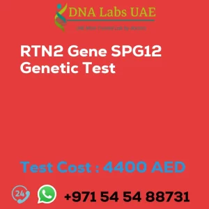 RTN2 Gene SPG12 Genetic Test sale cost 4400 AED