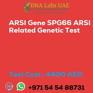 ARSI Gene SPG66 ARSI Related Genetic Test sale cost 4400 AED