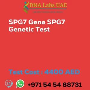 SPG7 Gene SPG7 Genetic Test sale cost 4400 AED