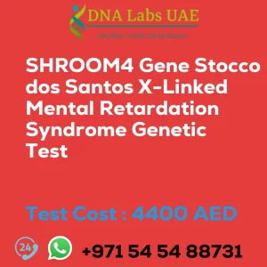 SHROOM4 Gene Stocco dos Santos X-Linked Mental Retardation Syndrome Genetic Test sale cost 4400 AED