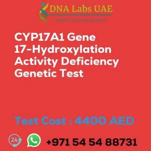 CYP17A1 Gene 17-Hydroxylation Activity Deficiency Genetic Test sale cost 4400 AED